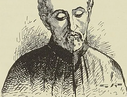 ISAAC JOGUES, S. J., d’après une estampe de la Bibliothèque nationale