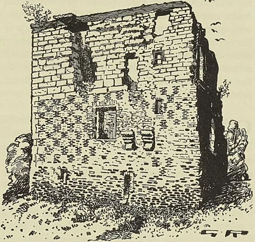 RUINES DU MANOIR DE POUTRINCOURT, PRÈS DE SAINT-VALERY-SUR-SOMME