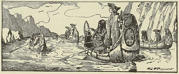 LA HARPE REMONTE LA RIVIÈRE DES ARKANSAS