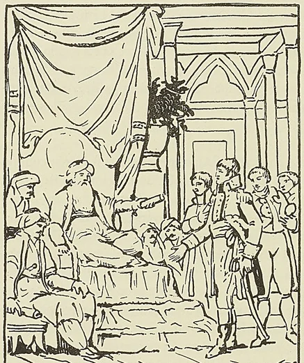 AUDIENCE DONNÉE AU GÉNÉRAL HULIN PAR LE DEY D’ALGER (1802)