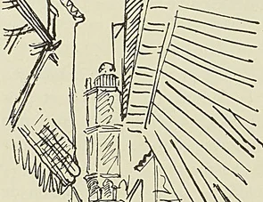 BOUGIE EN 1830, d’après un dessin d’Amiot