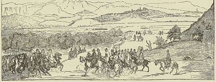 ENTREVUE DU MARÉCHAL CLAUZEL ET DE MUSTAPHA-BEN-ISMAiL DEVANT TLeMCEN, frontispice