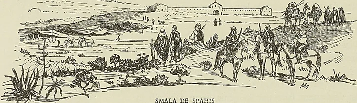 SMALA DE SPAHIS, d’après un croquis de M. Gaby
