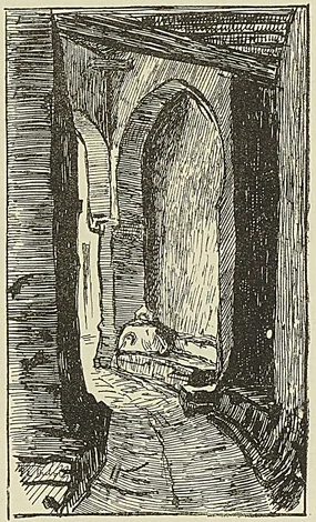 UNE RUE DE FIGUIG, d’après un lavis de Paul-Élie Dubois
