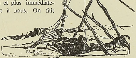UN PUITS AU HoGGAR, d’après un dessin de Paul-Elie Dubois