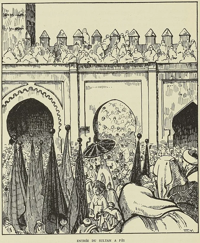 ENTRÉE DU SULTAN A FÈS