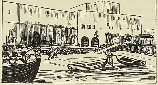 LA DARSE DE CASABLANCA EN 1908