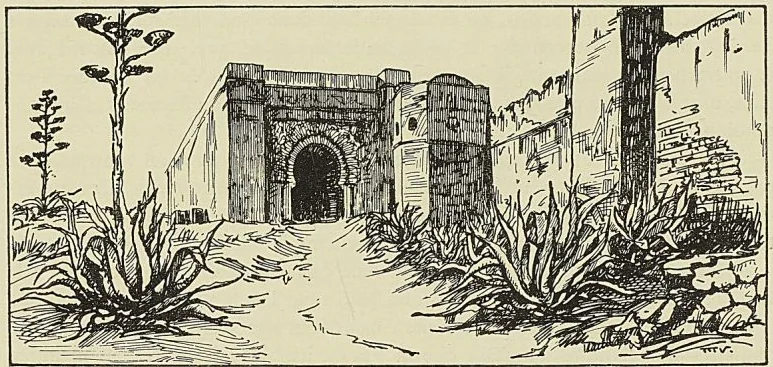 PORTE DE LA KASBAH DES OUDAïA. RABAT. XII° SIECLE