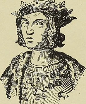 SAINT LouIs, d’après une miniature du XIIe siècle