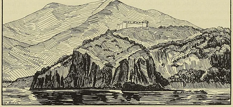 TABARKA. La côte et le fort de Terre