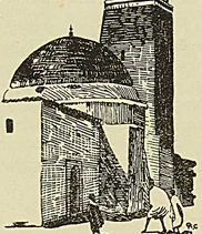 TOZEUR : MOSQUÉE SIDI-LAHDHAR, dessin de G.-A. CHaLon, cul-de-lampe