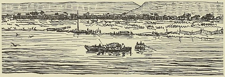 BAMAKO, d’après un croquis du lieutenant Vallière