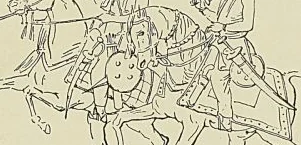 CAVALIERS MAHRATTEs. (Musée de l’armée, fonds Dubois de l’Étang). (G. Hanotaux fils.)