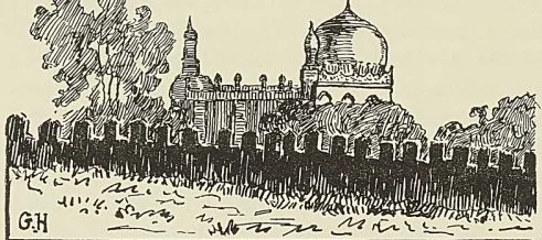 HAIDERABAD : TOMBEAUX DES ROIS DE GOLCONDE. (G. Hanotaux fils.)