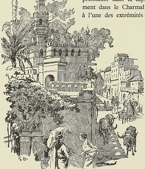 HAIDERABAD : UNE RUE. (G. Hanotaux fils.)
