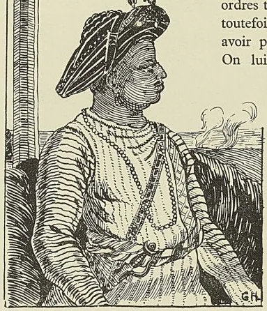 TIPPOU SAïb, d’après Poriginal appartenant au marquis de Wellesley. (Mme C. Hanotaux fils.)
