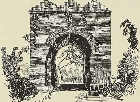 LA PORTE D’ANNAM SUR LE HOANH-SON AU SUD DE L’ANCIEN ROYAUME DU TONKIN