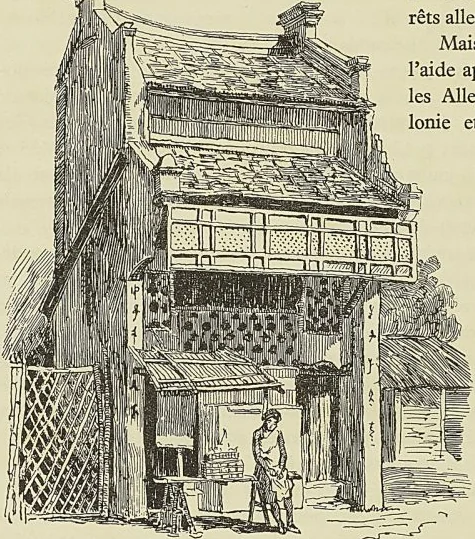UNE MAISON A MoNcaY, d’après un dessin de Burnand, Tour du Monde