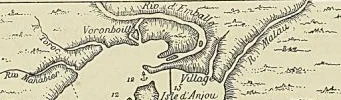 CARTE DE LA BAIE D’ANTONGIL. Bibliothèque Nationale. Fonds d’Anville