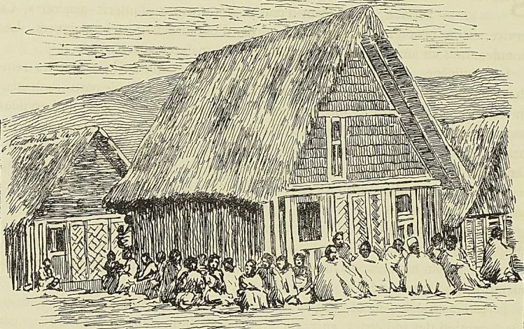 FIANARANTSOA. MAISON D’UN VALA (D’après Catat : Voyage à Madagascar).