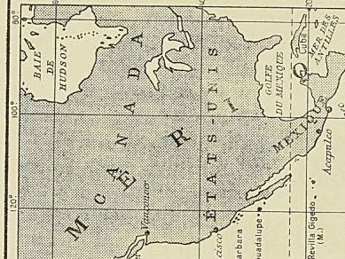CARTE DE L’OCÉAN PACIFIQUE