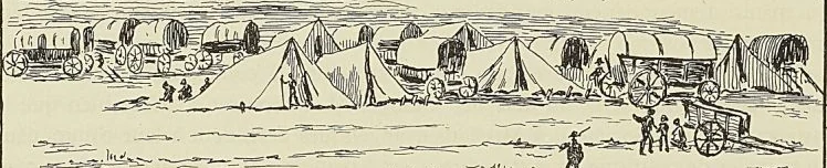 CAMPEMENT DE BLOOD-RIVIER (Hofstede. Geschiedenis van den Oranje Vrystaat).