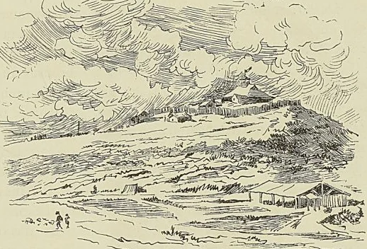 LE FORT DE BAC-NINH, d’après un dessin du Tour du monde