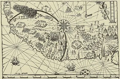 RECONNAISSANCE MILITAIRE DE LA RÉGION DE PERNAMBOUC, FAITE POUR STROZZI (I579) (Carte de Jacques de…