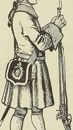 UNIFORME DU RÉGIMENT DE CARIGNAN-SALTÈRES, d’après une réconstitution exécutée pour l’expo-