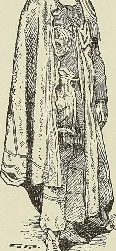 FEMME INDIENNE DE LA PRAIRIE, XVIIIe siècle, Musée ethnographique du Trocadéro