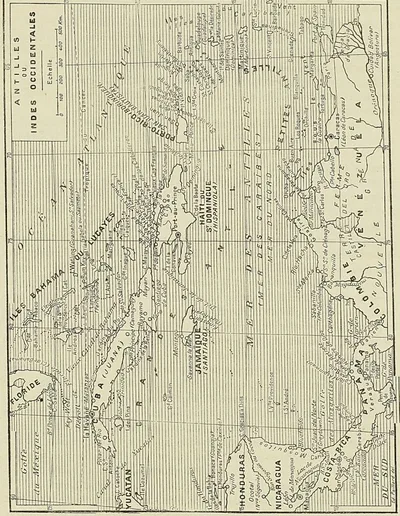 ANTILLES OU INDES OCCIDENTALES. CARTE DE L’ISLE DE SAINT-DOMINGUE, par G. Delisle…