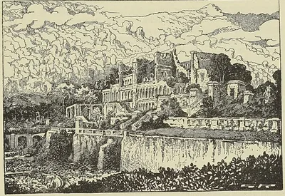 RUINES DU PALAIS DE CHRISTOPHE A SANS-SOUCI.. MOULIN A SUCRE DU XVIIIe SIÈCLE