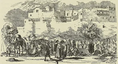 CARAVANE CAMPÉE SOUS LES MURS D’ALGER