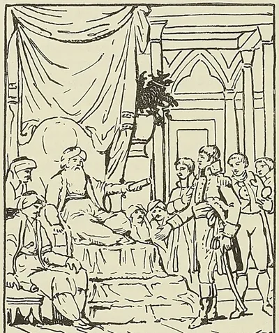 AUDIENCE DONNÉE AU GÉNÉRAL HULIN PAR LE DEY D’ALGER (1802)