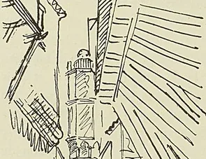 BOUGIE EN 1830, d’après un dessin d’Amiot