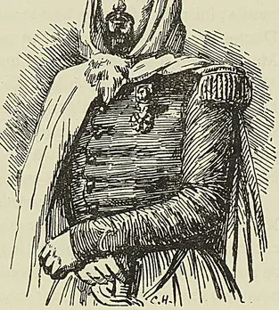LE COMMANDANT DAUMAS, d’après un dessin de B. Roubaud