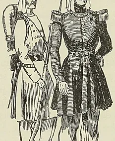 OFFICIER D’INFANTERIE DE LIGNE (TENUE D’AFRIQUE), d’après un dessin de Raffet
