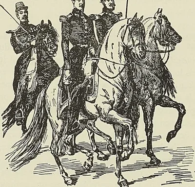 LE DUC D’AUMALE, COLONEL DU 17º LÉGER, d’après Raffet