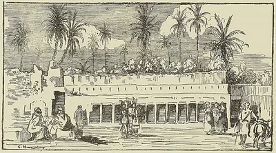 LA PLACE DU FONDOUK A LAGHOUAT