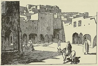 PLACE DU MARCHÉ A EL-ATEUF (MZAB