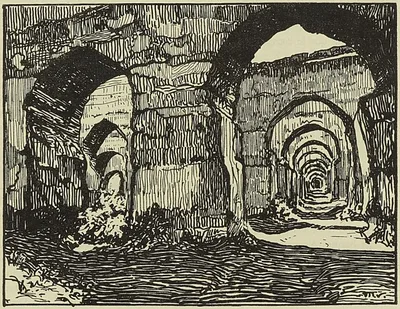 RUINES DES ÉCURIES DE MOULAY-ISMAEL A MEKNES