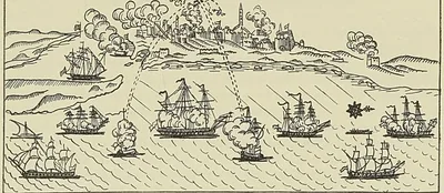 VUE DE LARACHE, d’après un dessin de 1767, frontispice