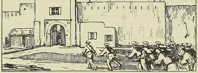 PRISE DE LA PORTE DE LA MARINE PAR L’ENSEIGNE DE VAISSEAU BALLANDE ET LES MARINS DU …
