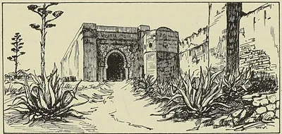 PORTE DE LA KASBAH DES OUDAïA. RABAT. XII° SIECLE