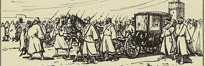 LE SULTAN REVENANT DE LA PRIÈRE DU VENDREDI