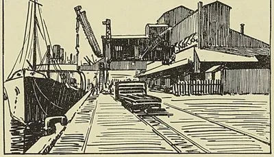 CASABLANCA : QUAI D’EMBARQUEMENT DES PHOSPHATES