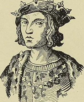 SAINT LouIs, d’après une miniature du XIIe siècle