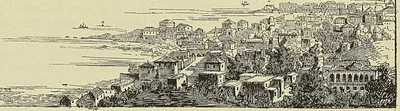 LE PORT DE BEYROUTH, dessin de G. Hanotaux fils, frontispice