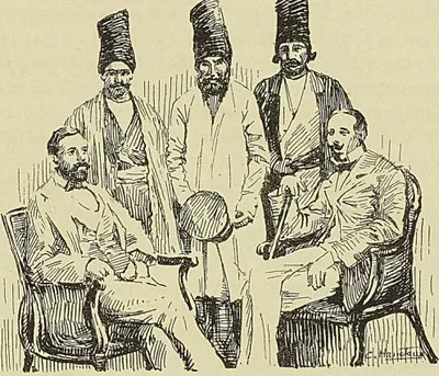 LA MISSION BOURÉE-GOBINEAU, dessin de G. HANOTAUx fils