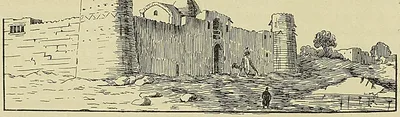 VILLAGE FORTIFIÉ DE TEGARONTE, extrait du voyage de CosTE et FLANDIN
